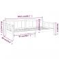 Preview: Tagesbett Honigbraun Massivholz Kiefer 80x200 cm