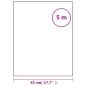 Preview: Fensterfolie Matt Blumenmuster 45x500 cm PVC