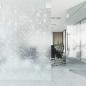 Preview: Fensterfolie Matt Blumenmuster 45x500 cm PVC