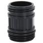 Preview: Saugschlauch mit PVC-Anschlüssen Schwarz 1" 7 m PVC