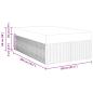 Preview: Bettgestell mit Matratze mit Matratze Rosa 120 x 200 cm Samt