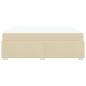 Preview: Bettgestell Creme 180 x 200 cm Stoff