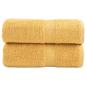 Preview: ARDEBO.de - Premium-Gästetücher SOLUND 2 Stk. Gold 30x50 cm 600 g/m²