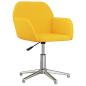 Preview: Esszimmerstühle 2 Stk. Drehbar Senfgelb Stoff
