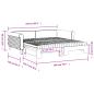Preview: Tagesbett Ausziehbar mit Matratzen Gelb 100x200 cm Samt