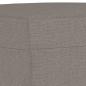 Preview: 3-tlg. Sofagarnitur mit Kissen Taupe Stoff