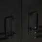 Preview: Badezimmermöbel Set 2 pcs Braun Massives, grobes Mangoholz