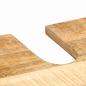 Preview: Badezimmermöbel Set 2 pcs Braun Massives, grobes Mangoholz
