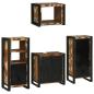Preview: Badezimmermöbel Set 4 pcs Mehrfarbig Massives recyceltes Holz