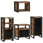 Preview: Badezimmermöbel Set 4 pcs Mehrfarbig Massives recyceltes Holz