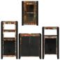 Preview: Badezimmermöbel Set 4 pcs Mehrfarbig Massives recyceltes Holz