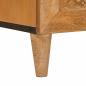 Preview: Sideboard 3 pcs Braun 60 x 33 x 75 cm massives Mangoholz
