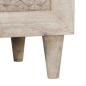 Preview: Sideboard 2 pcs Weiß 60 x 33 x 75 cm massives Mangoholz