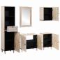 Preview: Badezimmermöbel Set mit Schubladen 5 pcs Weiß 38 x 33 x 160 cm