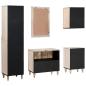 Preview: Badezimmermöbel Set mit Schubladen 5 pcs Weiß 38 x 33 x 160 cm