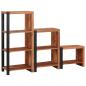 Preview: Bücherregal 3 pcs Braun 50 x 30 x 110 cm Massivholz Akazie