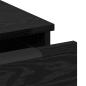 Preview: Schreibtisch Schwarze Eiche 133 x 50 x 75 cm Holzwerkstoff