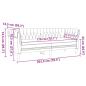 Preview: Sofa Set 3 pcs Hellgrau Stoff