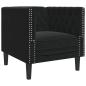 Preview: Sofa Set 3 pcs Schwarz Samt