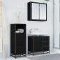 Preview: Badezimmermöbel Set 3 pcs Schwarze Eiche 35 x 37,5 x 100 cm