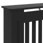 Preview: Heizkörperabdeckung 2 pcs Schwarz 172 x 19 x 81.5 cm