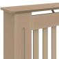 Preview: Heizkörperabdeckung 2 pcs Braun 172 x 19 x 81.5 cm