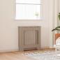 Preview: ARDEBO.de - Heizkörperabdeckung 2 pcs Braun 78 x 19 x 81.5 cm Holzwerkstoff