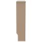 Preview: Heizkörperabdeckung 2 pcs Braun 78 x 19 x 81.5 cm Holzwerkstoff
