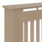 Preview: Heizkörperabdeckung 2 pcs Braun 78 x 19 x 81.5 cm Holzwerkstoff