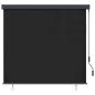 Preview: Outdoor Rollo Gestreift Anthrazit 180 x 250 cm Stoff