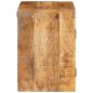 Preview: Nachttisch 2 pcs Braun 35 x 33 x 48 cm Massives Mango-Holz