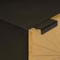 Preview: Nachttisch 2 pcs Schwarz und Gold 40 x 33.5 x 46 cm