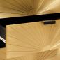 Preview: Nachttisch mit Schubladen Schwarz und Gold 50 x 33 x 60 cm