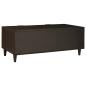 Preview: Couchtisch Schwarz und Gold 100 x 54 x 40 cm massives Mangoholz