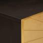 Preview: Couchtisch Schwarz und Gold 100 x 54 x 40 cm massives Mangoholz