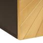 Preview: Badezimmer Schrank mit Regal Schwarz und Gold 38 x 33 x 48 cm
