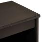 Preview: Sideboard Schwarz und Gold 60 x 33 x 75 cm massives Mangoholz