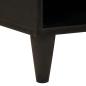 Preview: Beistellschrank mit Speicher Schwarz und Gold 80 x 33.5 x 75 cm