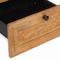 Preview: Nachttisch 2 pcs Hellbraun 40 x 33 x 46 cm massives Mangoholz