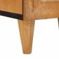 Preview: Nachttisch 2 pcs Hellbraun 40 x 33 x 46 cm massives Mangoholz