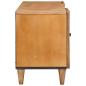 Preview: TV-Schränk Hellbraun 105 x 33 x 46 cm massives Mangoholz