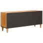 Preview: TV-Schränk Hellbraun 105 x 33 x 46 cm massives Mangoholz