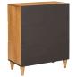 Preview: Sideboard Hellbraun 60 x 33 x 75 cm massives Mangoholz