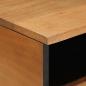 Preview: Couchtisch Hellbraun 80 x 54 x 40 cm massives Mangoholz