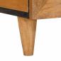 Preview: Couchtisch Hellbraun 80 x 54 x 40 cm massives Mangoholz