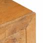 Preview: TV-Schränk mit Tür Hellbraun 80 x 33 x 46 cm massives Mangoholz