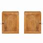 Preview: Badezimmer Schrank Wandmontiert Hellbraun 38 x 33,5 x 160 cm