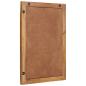 Preview: Spiegel mit Spiegel Hellbraun 57 x 70 x 3 cm massives Mangoholz