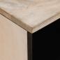 Preview: Nachttisch 2 pcs Beige 40 x 33 x 46 cm massives Mangoholz