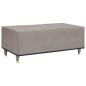 Preview: Couchtisch Grau 100 x 54 x 40 cm massives Mangoholz